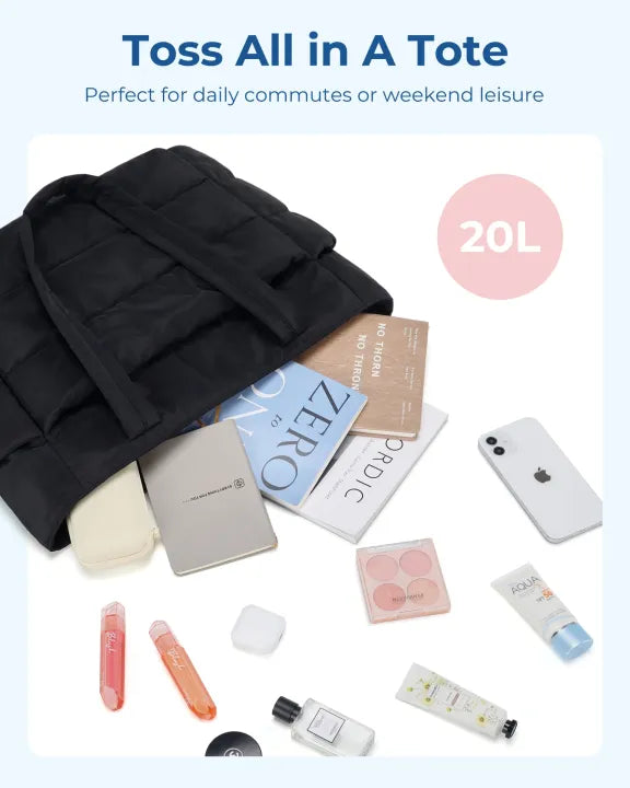 Cute Puffer Multi-functional Large-Capacity Shoulder Tote Bag