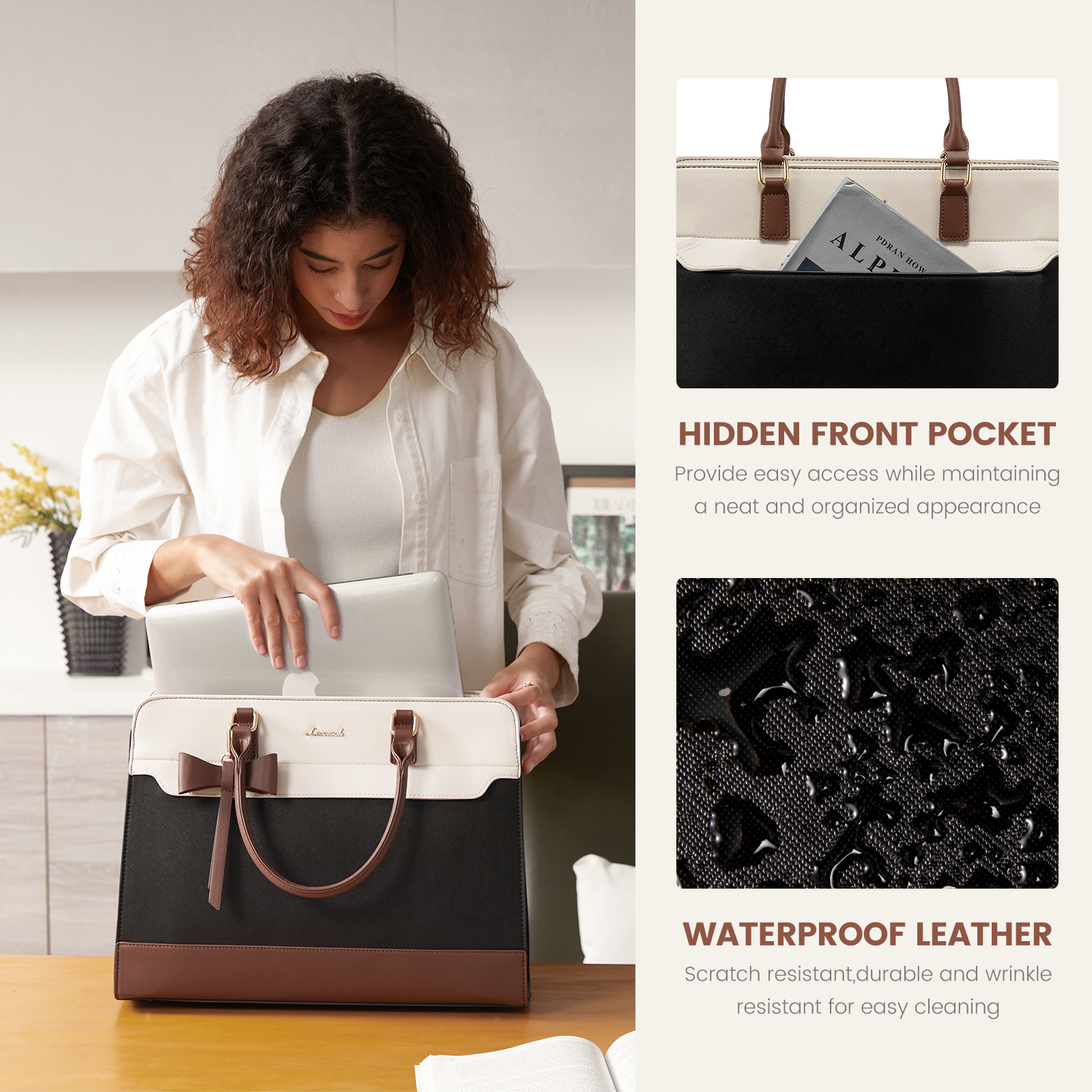 Nexaura Executive Laptop Tote Bag