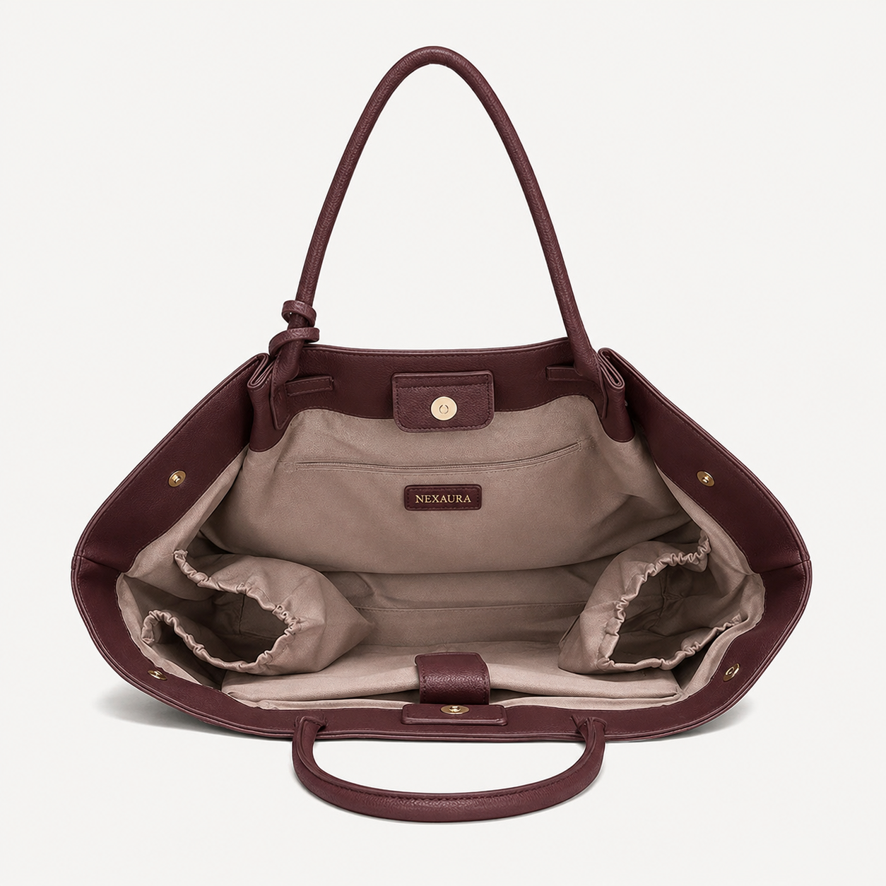 Nexaura Women's Leather Tote Bag