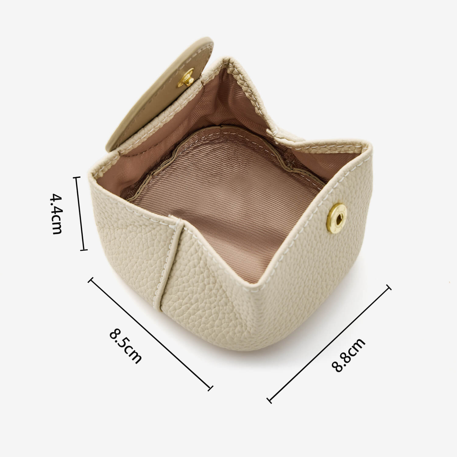 Nexaura Beige Coin Pouch