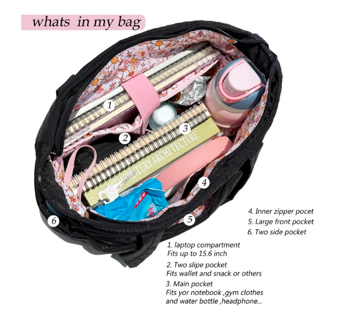 Cute Puffer Multi-functional Large-Capacity Shoulder Tote Bag
