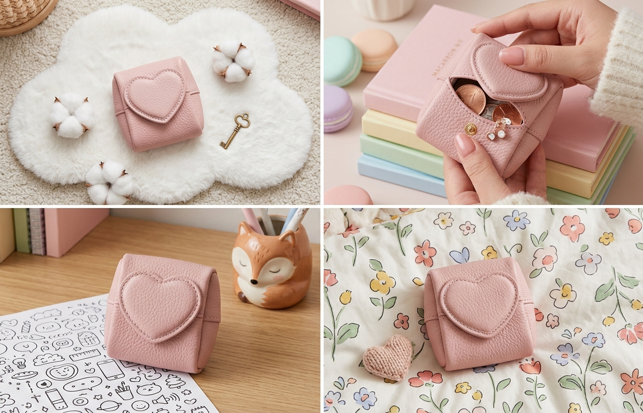Nexaura Beige Coin Pouch